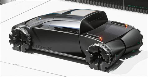 Futuristic Honda HR-X Del Sol is an Electric Pickup Designed for the ...