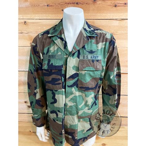 Chaquetilla Bdu Woodland Ripstop Master Sergeant Us Army 88th Division