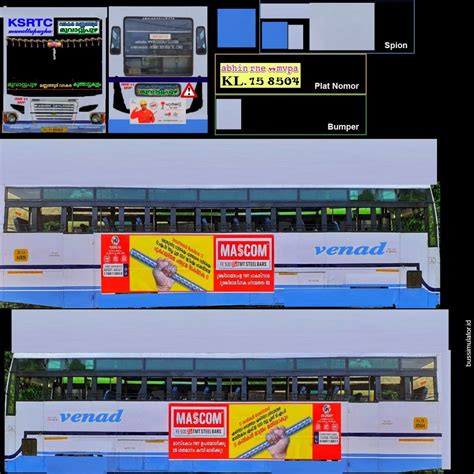 Ksrtc Bus Livery Bus Simulator Indonesia Livery Kerala Bus Skin