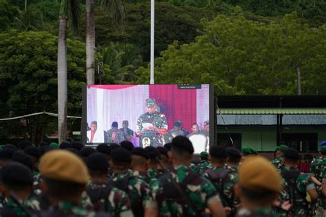 Pangdam IM Mengikuti Apel Gelar Kesiapan Pam Pemilu 2024 TNI AD TA