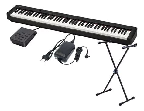 Piano Digital Casio Cdp S Stage Digital Teclas Suporte Cor Preto