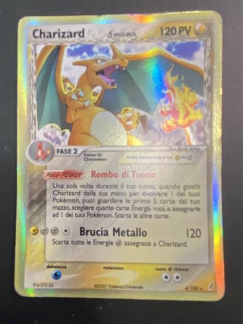 Carta Pokemon Charizard Delta Species Guardiani Dei Cristalli