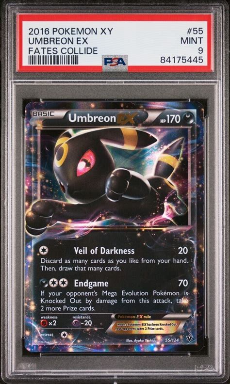 Pok Mon Xy Umbreon Ex Fates Collide Psa Ebay