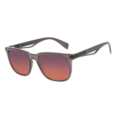 Óculos De Sol Masculino Alok Tech In Style Bossa Nova Degradê Preto Oc