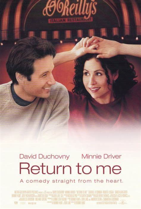 Return to Me 27x40 Movie Poster (2000) | Romantic movies, Minnie driver ...