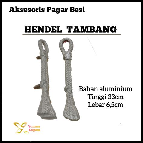 Jual Hendel Pintu Pagar Besi Model Tambang Hendle Pintu Gerbang Ornamen