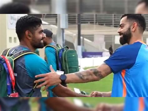 Asia Cup 2022 Virat Kohli Babar Azam Top Friendship Moment India Vs