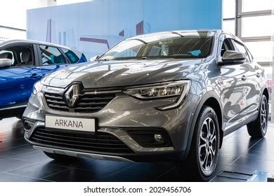 Gray Renault Arkana Suv Showroom Renault Stock Photo