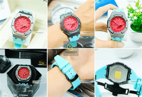 Ng H Nam Casio Gshock Ga Adr Custom D Y Cao Su M U Xanh Ng C