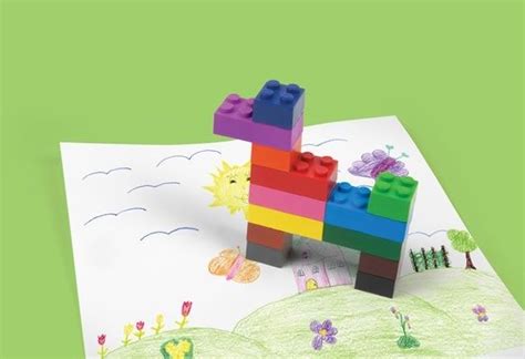 Stack A Doodle Stackable Lego Block Crayons Crayon Set Block