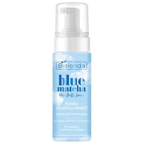 BIELENDA BLUE MATCHA moisturizing and cleansing fluffy face foam
