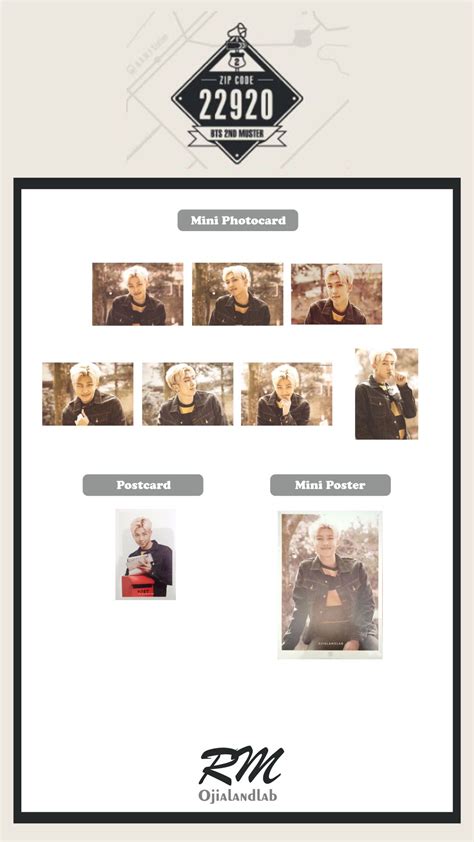 오지아 on Twitter BTS twt BTS Photocard Template 방탄소년단 포카 모음 RM 2nd