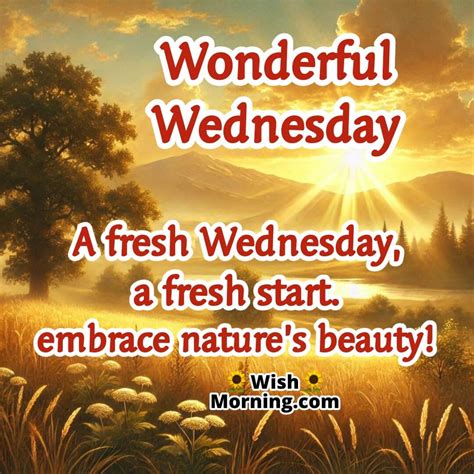 Wednesday Blessing Images for a Positive Day - Wish Morning