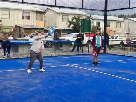 Inauguran en Negrete cancha profesional de pádel y la primera de