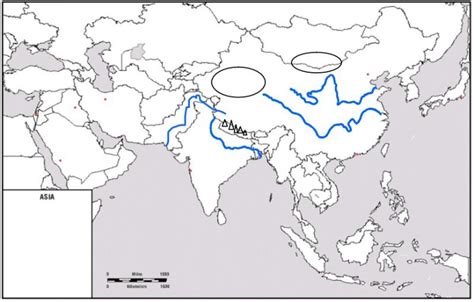 Print Map Quiz: Asia Map Quiz (Sociology - HS1 - asia - middle east - geography)