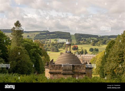 Chatsworth House Gardens Stock Photo - Alamy