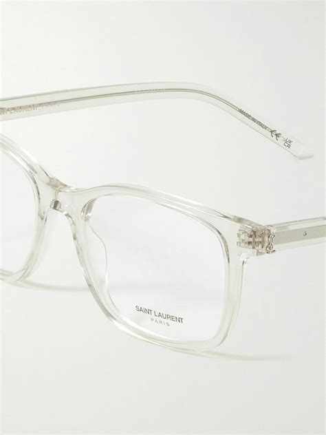 Saint Laurent D Frame Acetate Optical Glasses Saint Laurent