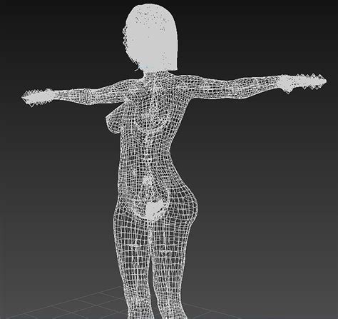 D Woman Nude Full Rigged Model TurboSquid