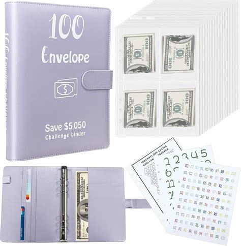 Amazon Envelopes Money Saving Challenge Binder With Laminated