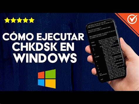 Cómo Usar y Ejecutar CHKDSK en Windows 7 8 y 10 Desde el Arranque para