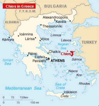 Chios Greece Greece Map Chios Greece Greece