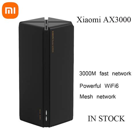 Mã 99ELHA giảm 7 đơn 300K Bộ phát Wifi Router Xiaomi AX3000 hỗ trợ