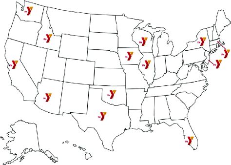 Geographic Location Of Ymca Associations Enrolled In The Pt Refer Study