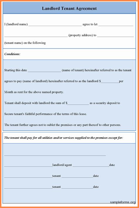 Tenant Buyout Agreement Template