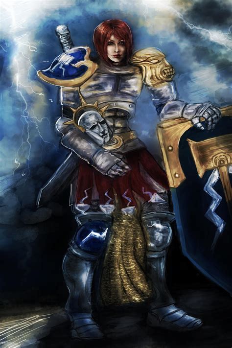 Warhammer Age Of Sigmar Female Stormcast Eternal By Synaethra On Deviantart