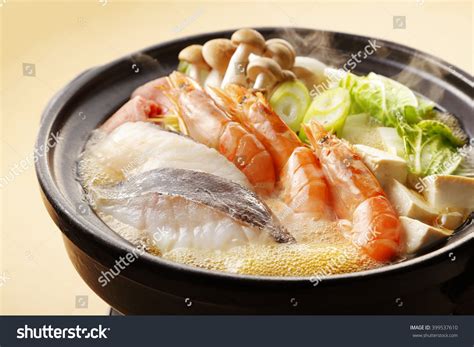 Japanese Seafood Hot Pot Stock Photo Shutterstock