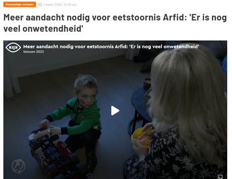 Meer Aandacht Nodig Voor Eetstoornis Arfid Er Is Nog Veel