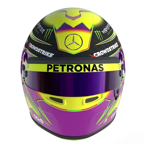 F1 Lewis Hamilton Helmet 2023 3d Model By Cactus3d