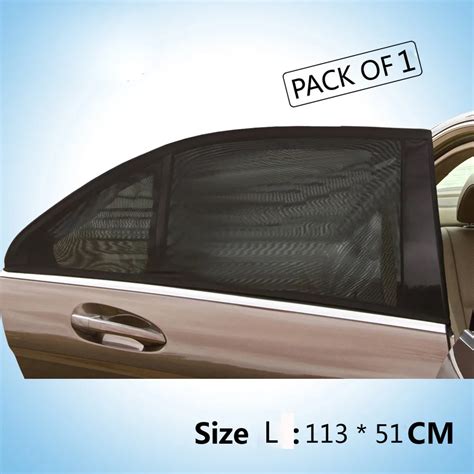 Car Rear Window Uv Mesh Sun Shades Blind Kids Children Side Sunshade