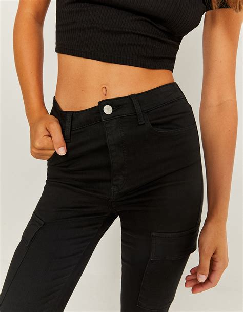 High Waist Skinny Cargo Hose Tally Weijl Schweiz