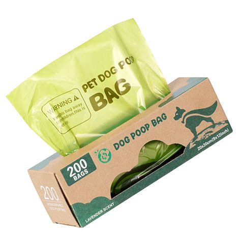 Eco Friendly Dog Poop Bag Pet Waste Supplies Biodegradable Materials