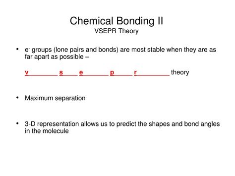 Ppt Chapter 10 Chemical Bonding Ii Powerpoint Presentation Free Download Id 6114714