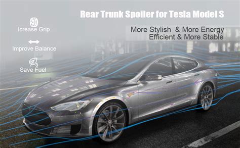 Amazon Jcing Model S Carbon Fiber Spoiler Wing For Tesla Model S