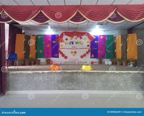 School Stage Decoration Ideas