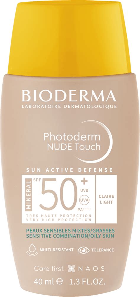 Protetor Solar Facial Cor Bioderma Photoderm Nude Touch Fps