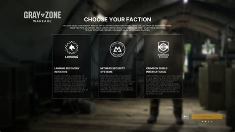 All Gray Zone Warfare Faction Differences Explained