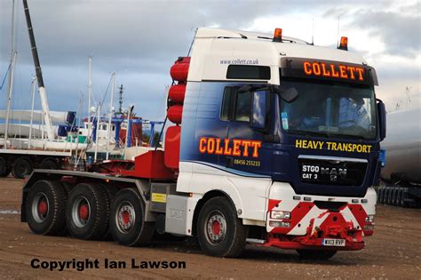 WX13 RVP Collett Heavy Transport MAN TGX 8 X 4 V8 Invernes Tartan