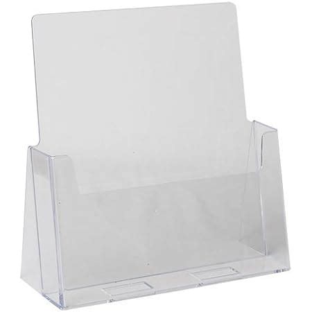 Amazon Niubee Acrylic Brochure Holder X Inches Pack