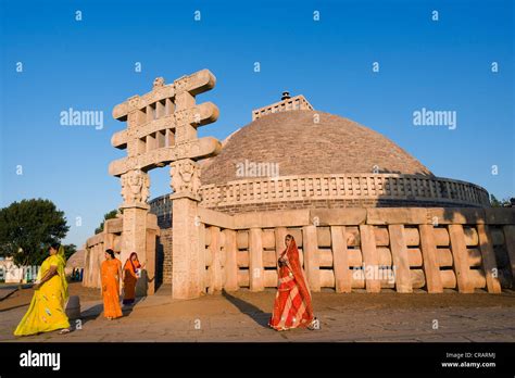Stupas Of Sanchi Unesco World Heritage Site Built By King Ashoka