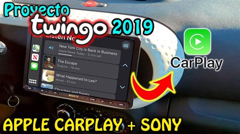 Proyecto Renault Twingo 3 2019 Apple Carplay En SONY AX8050D