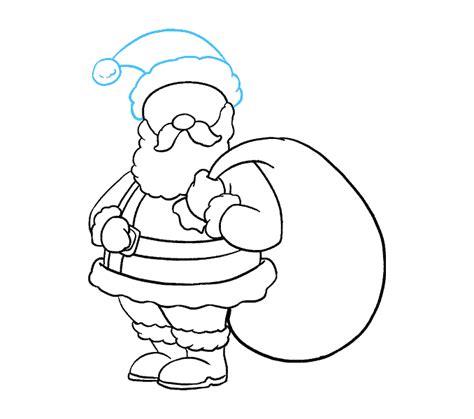 How to Draw Santa Claus in a Few Easy Steps | Easy Drawing Guides