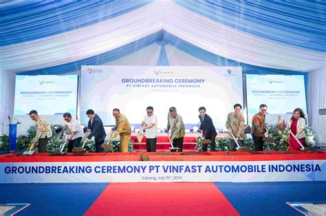 VinFast chính thức động thổ nhà máy lắp ráp xe điện tại Indonesia Car