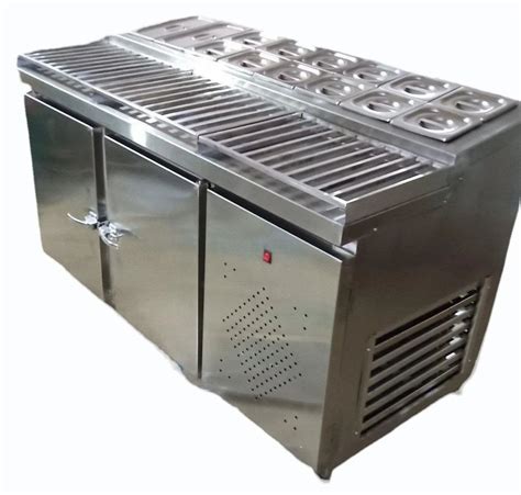 Rectangular Stainless Steel Pizza Maker Line For Commercial Use Size