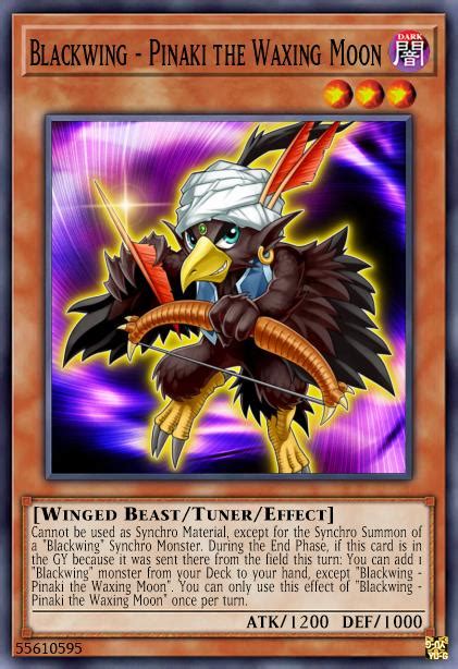 Yu Gi Oh Wiki Blackwing Pinaki The Waxing Moon