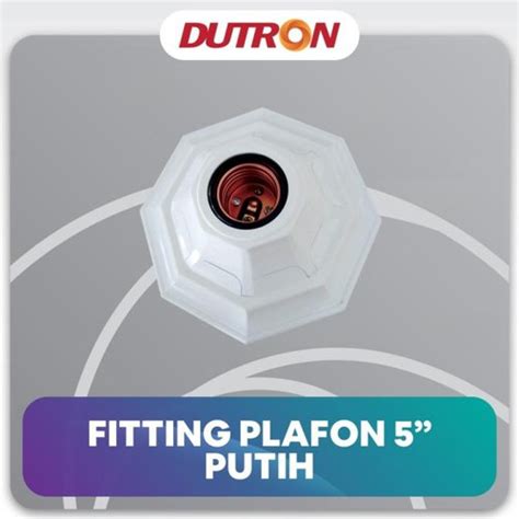 Jual DUTRON Fitting Plafon 5inch Fiting Plafon Bulat 5 Inch E27 SNI