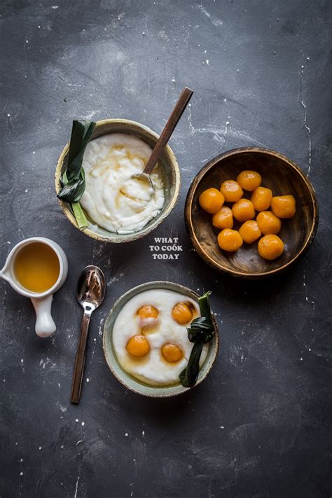 Bubur Sum Sum Indonesian Sweet Coconut Rice Porridge